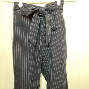 pinstriped pants